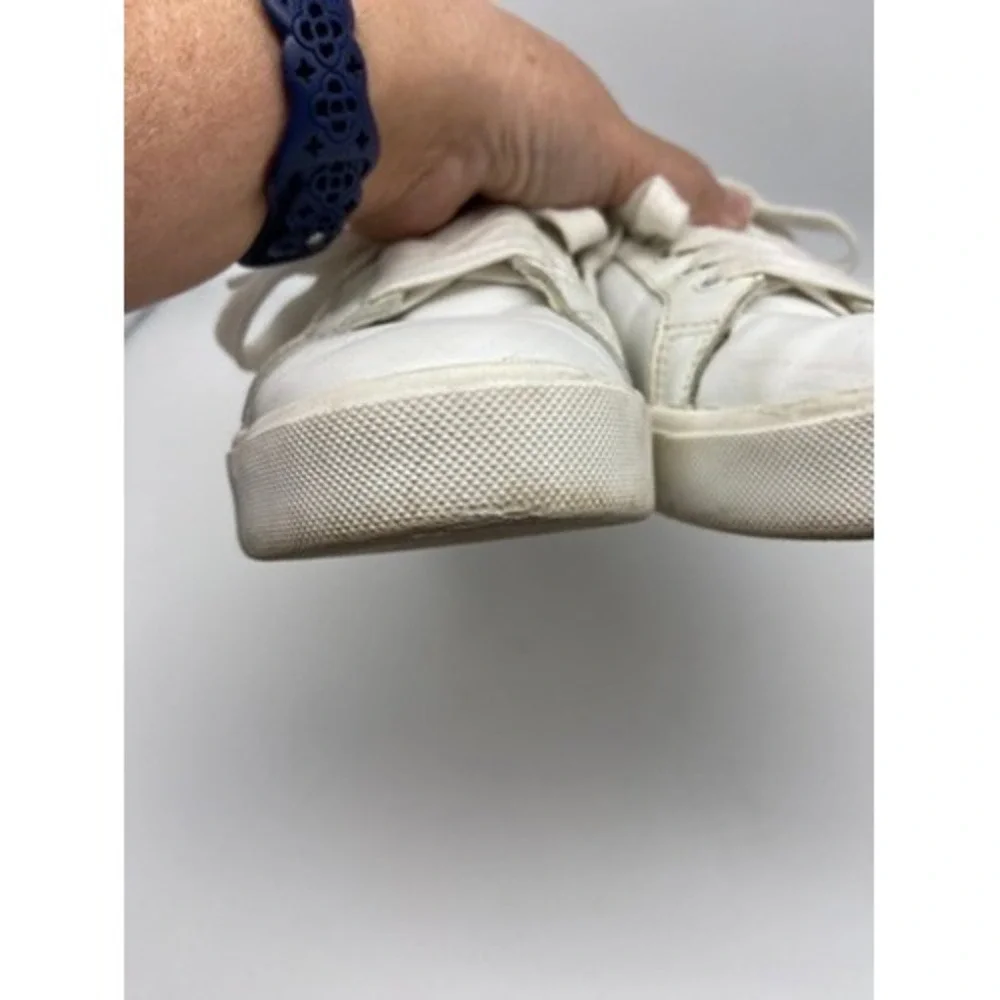 Sam Edelman‎ Ethyl Sneakers Womens 6.5M White Leather Low Top Platform Shoes